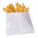 Punga hartie alba, cerata - 19x6x35cm - 1000 buc.